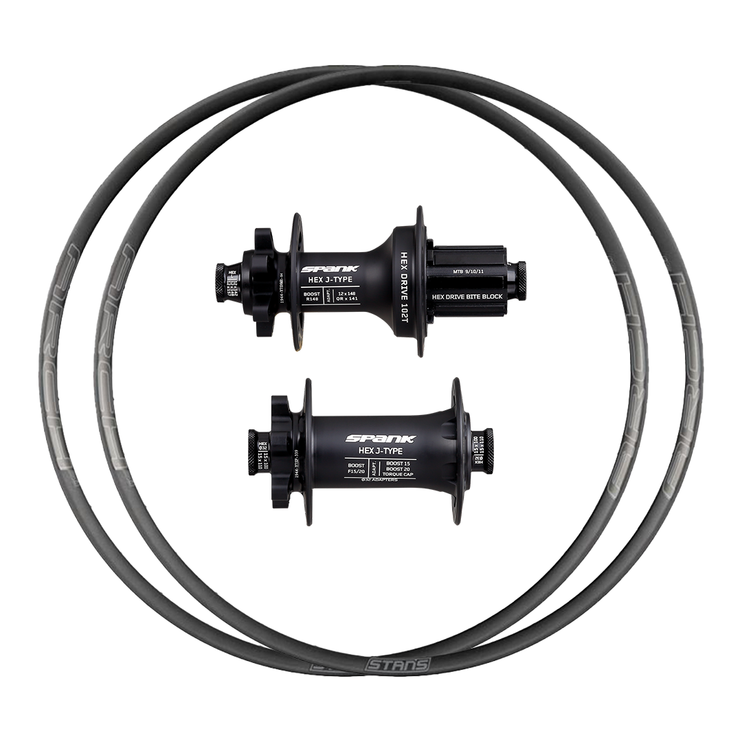 Spank Hex + Stan's No Tubes Arch Mk4 Wheelset (Front+Rear)